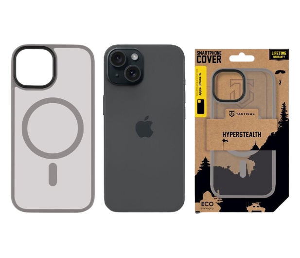 Tactical MagForce Hyperstealth Kryt pro Apple iPhone 15 Light Grey - 1514053 - zdjęcie 3